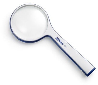 Nikon Lupe S1 8D Vergrößerungsglas (2-fach) blau