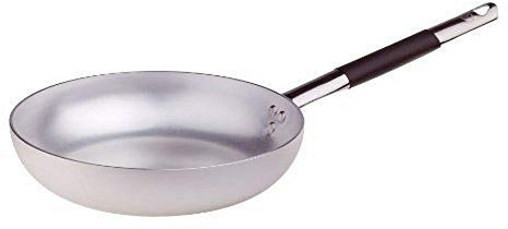 Pentole Agnelli ALMC111BC26 Padella Svasata Alta Saltare con Manico Cool, Argento, 26 cm, 1 Pezzo