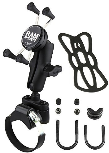 RAM-B-231-2-UN7 RAM-B-231-2-UN7 U-Bolt Stainless Steel and UTV Strap Base with Universal X-Grip™ Holder