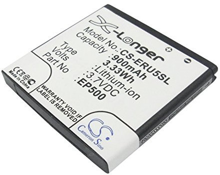 Batterie Compatible avec fit to Sony-Ericsson EP500, E15, W8, ST15I, U8, U5i Cosmic, U8i, ST15, E15i