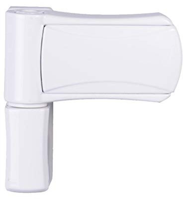 Vitawin Upvc 3D Flag Door Hinge 90mm Long in White
