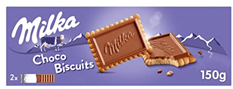Milka Choco Biscuits Biscuits au chocolat au lait des Alpes 150 g