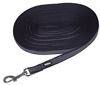 Nobby Schleppleine Anti-Slip, schwarz L: 10 m, B: 17 mm, 1 Stück