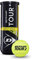 Dunlop Tennisball Tour Brilliance – für alle Bodenbeläge (1x3er Dose)