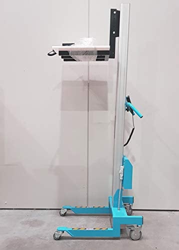 KG 85kg 24V Mobiler Plattformlift Materialheber Lastenlift H 1,45m Hochhubwagen