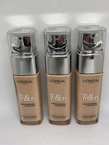 3x Loreal True Match Foundation Grundierung (2.N Vanilla)