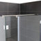 Stabilisierungsstange mit Seitenarm, Stabilisationsstange Eck-Dusche (150cm, Edelstahl Eckig)