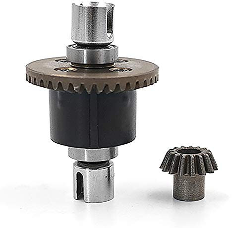 POFET RC Ersatzteile Vorder- / Hinterdifferential Differential Stahl Stirnrad für Wltoys A959 RC Modellauto