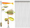 Dovesun Fishing Spinner Making Kit - 50pcs Stainless Steel Wire Shafts (0.8mm) - DIY Fishing Lure Kit for Bass