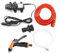 Pompe de Lave-Auto, Kit de Pompe de Lavage de Voiture à Haute Pression Pompe à eau portable Nettoyeur d'arrosage le gazon Pulvérisateur Nettoyage Rondelle de l'automobile voiture 130PSI 12V 80W+pompe
