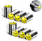 Ventilkappen Metall Reifen Ventilkappe Auto Reifenkappen Kunststoff Staubschutzkappen Silber Staubschutzkappen Autoventilkappen Aluminium Ventilkappen Auto Für Motorbike Trucks Fahrrad Smiley 8PCS