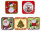 Toyvian 5 Stück Weihnachten Keksdose mit Deckel Metalldose Quadrat Blechdose Weihnachtsdose Plätzchendose Geschenkdose Teedose für Weihnachten Party Favor (Zufälliges Muster)