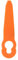 Cikonielf 24 Pièces Tondeuse à Gazon Tondeuse en Plastique Lame de Coupe Pièces de Rechange Adaptées pour Polycut 2-2 Longueur: Env. 8,5 Cm
