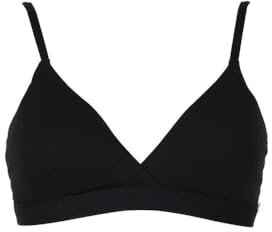 INFIORE Reggiseno senza ferretto con coppette estraibili in cotone art. flamenco - 5, Nero