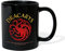 Spreadshirt Game Of Thrones Dracarys Drachenfeuer Tasse Einfarbig, One size, Schwarz