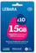 Lebara UK Pay As You Go SIM Card - 20GB Data, Unlimited UK Minutes & Texts, 100 International minutes for £10