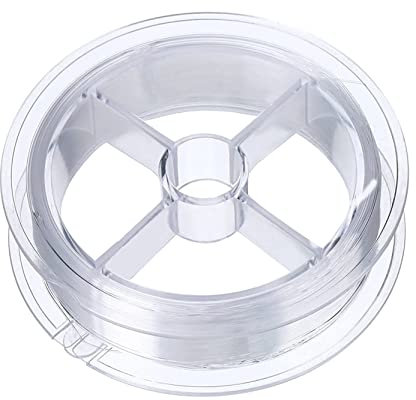 Anawakia Filo da pesca, 100 m, in nylon, per pesca, trasparente, 0,5 mm