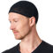 CHARM Herren Hanf Sommer Häkelmütze - Gebetsmütze Islam Namaz Takke Strick Beanie Mütze Cap Skull Kufi L Schwarz