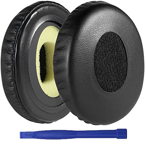 OE2 Ear Pads, Replacement Soft Protein Leather Memory Foam Cushions Earpads Muffs for Bose SoundLink On-Ear Wireless, On Ear 2 (OE2) and SoundTrue OnEar Headphones - Black