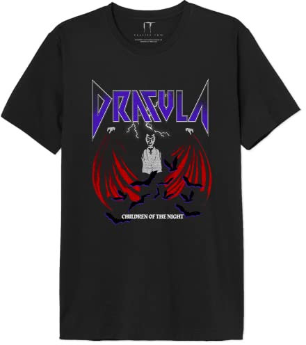 Universal Monster Herren Meunimots003 T-Shirt, Schwarz, XS