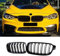 Hengjiayao F30 F31 Nieren Schwarz Kühlergrill Streifen für BMW 3er Nieren Schwarz Grill Glanz Doppelsteg Sport Kühlergrill 320i 328i 328d 330i 335i Anteriori Griglie Radiatori 2012-2018