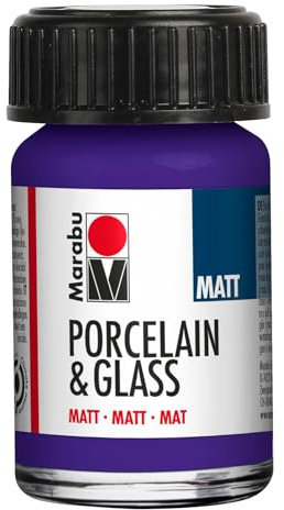 Marabu Porzellan- und Glasfarbe, 15 ml, Mattviolett