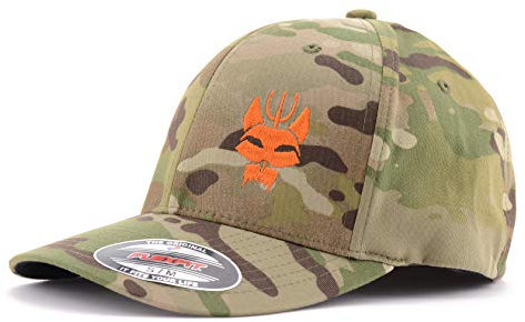 Cappellino Uomo Con Visiera Flexfit Per Softair, Berretto Militare Tattico, Cappello Donna E Ragazzo Unisex Trucker Resistente Senza Poliestere - LA PATCHERIA - Bravo Seal Team Multicam® (L-XL)