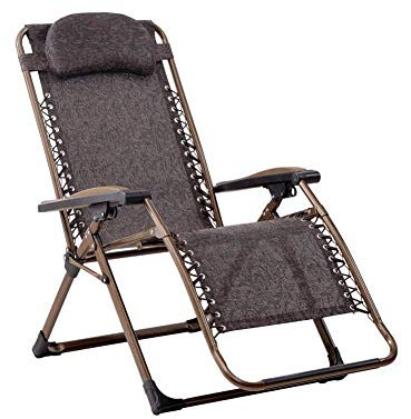 Garten-Loungesessel, tragbare Sonnenliege für die Mittagspause, Zero Folding Lazy Chair Liegestühle für Strand, Terrasse, Garten, Outdoor-Camping