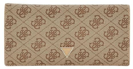 GUESS Noreen Card Holder Latte Logo