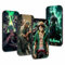 4 Stück Handyhülle für iPhone 12 Hülle 6.1'' Anime Zoro Gear 5 Sun God Nika Cartoon-Figuren Manga Muster Design Case Kameraschutz Schutzhülle TPU Silikon Weich Ultra Dünn