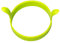 Stampo per uova in silicone – anello per arrosto in silicone | stampo rotondo per uova fritte | anello antiaderente | anello per uova con due manici | stampo per pancake in silicone