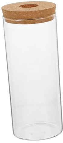 GREENADSCAPE Hydroponische Pflanzenvase Einmachgläser Glasterrarium Mit Deckel Terrarienglas Mikrolandschaft Ökologische Flasche Pflanzenterrarium Flasche Mit Korken Holz Transparent