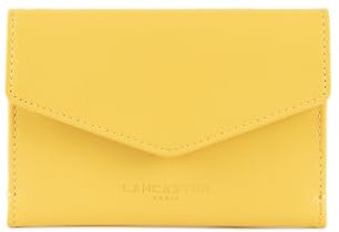 Lancaster | Paris PM - Porte-Cartes Cuir de Vachette Lisse Jaune