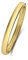 Lucardi - Damen Vergoldeter Ring aus Edelstahl, 2 mm - Ring - Stahl - Gelbgold legiert - 21/66 mm - Nickelfrei