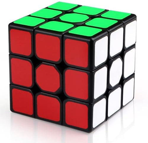 Zauberwürfel Original, 3x3 Magic Cube Magnetisc, 3D Magic Cube, Speed Cube für Anfänger und Fortgeschrittene, Professionelle, Glatte, Hohe Fehlertoleranz