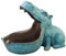 DAGLLGEW Key Bowl for Hallways Hippo Candy Dish Wide Mouth Resin Funny Candy Dish Multi-Functional Decorative Bowl for Remote Controls Keys Cell Phones Watches Candies