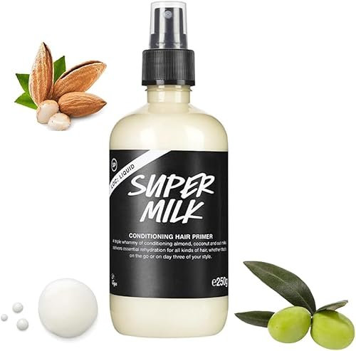 agctrler 100g Super Milk Hair Primer, Super Milk Conditioning Hair Primer, Super-Milk Hair Conditioner Spray, Glatte Haarpflege für Lockiges Haar, Glattes Haar