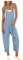 Tuta Salopette Donna Estiva, Jumpsuit Donna Elegante Gamba Larga Allentata Jumpsuit Casual Senza Maniche Spalline Larghe Pantaloni Tinta Unita con Tasche da Spiaggia