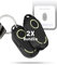 Rolling Square AirNotch Pro - Porte Clef Bluetooth Tag Compatible avec Apple Find My, Tracker Porte Clé Étanche avec Piles Remplaçables et Son Fort - Localisateur Portable Lumineux, Gadget High Tech