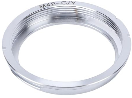 YUEHISY Adapterring für Objektivmontage, für M42-zu-CY-Montage mit Stabiler Verbindung, Kompatibel mit M42-Objektiv für Contax Yashica CY-Kamera