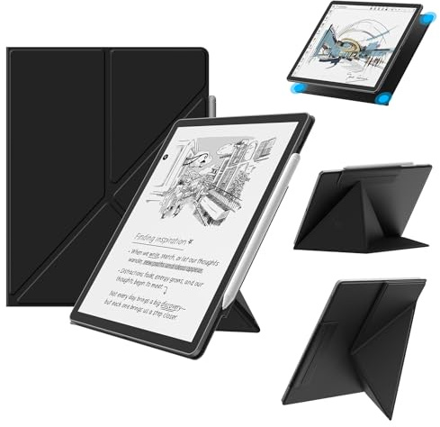 FINTIE Magnetic Case for 11 Kindle Scribe 3rd Gen 2025 & Colorsoft, Black