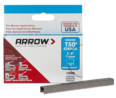 T50M 506m Monel staples (1000) 10mm 3/8in (506M)