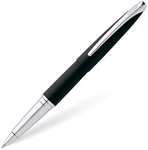 Cross ATX Rollerball (Schreibfarbe schwarz, Strichstärke M, inkl. Geschenkbox) basalt-schwarz, 1 Stück (1er Pack)