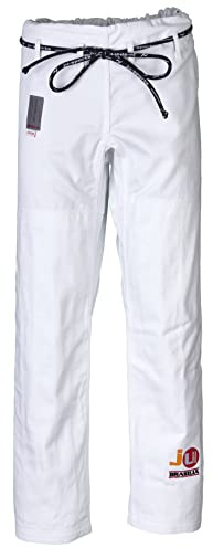 Ju-Sports Judohose 180 Brasilia Weiß I Massive Judohose mit klassischem Schnürbund mit spezieller Kordel I 100% Baumwolle I Auch für Sportarten wie Karate UVM.