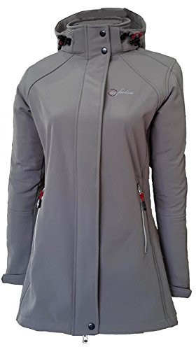 Manteau Softshell DryFashion pour femme, Sylt 40 gris
