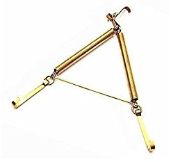 CONFEZIONE PZ. 2 APPENDIPIATTI CON MOLLA PER RETRO PIATTO DA CM 16 A 23