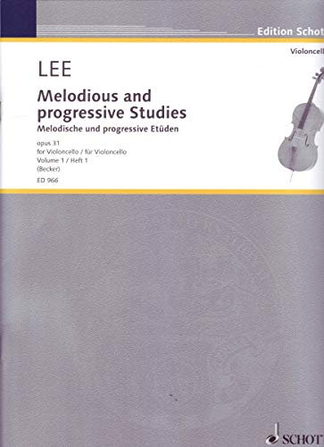 Melodische und progressive Etüden: Heft 1. op. 31. Violoncello. (Edition Schott)