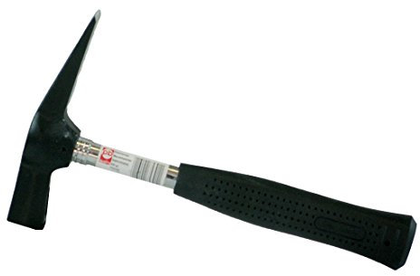 Maurerhammer Rheinische Form, 600 g, Stahlrohrstiel