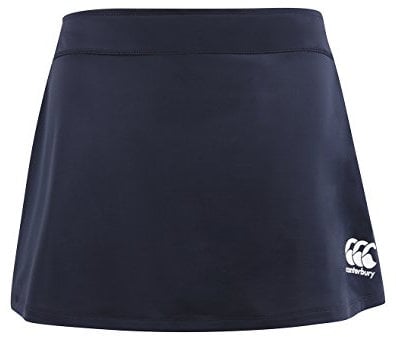 Canterbury Women's Plain Team Skort | Netball and Hockey | Concealed Shorts Skort, Navy, 12
