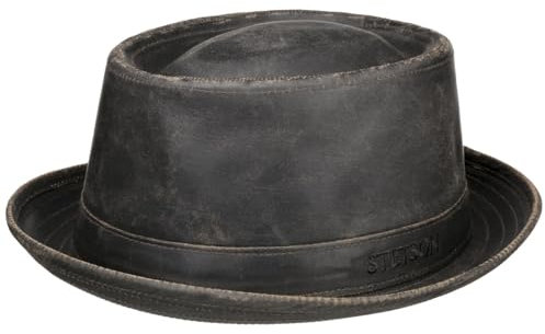 Stetson - Pork Pie Hüte wasserabweisend Herren Odenton - Size XL - Cuir-6